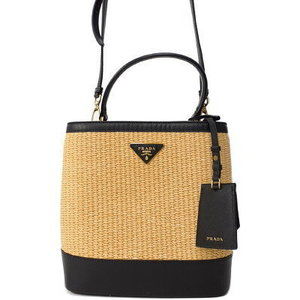 Prada Panier Straw Bag